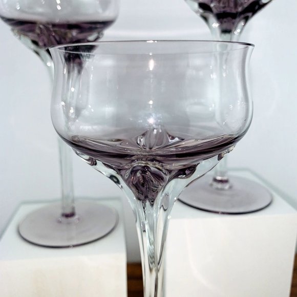 Schott Zwiesel ? Amethyst Glass Cordials. - Picture 1 of 10